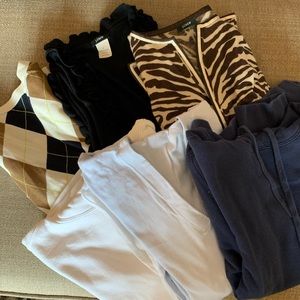 Bundle of J.Crew Cardigans and Sweatshirts